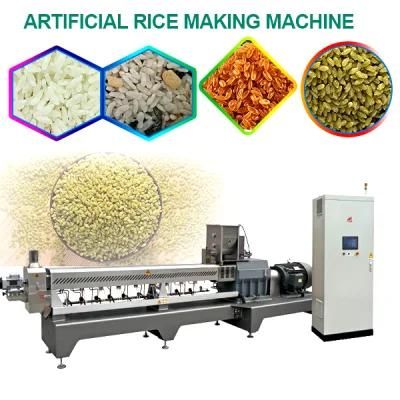 Rice Kernel Re-Build Extruder Machine/Re-Constructed Rice Extrusion Fortification Rice ...