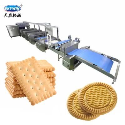 Hard &amp; Soft Biscuit Production Line Automatic Factory Snack Maker Price