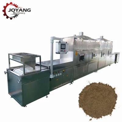 PLC Automatic Black Pepper Powder Microwave Drying Sterilization Machine