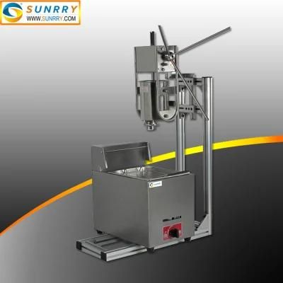 Commercial Churros Filling Making Machine with Fryer