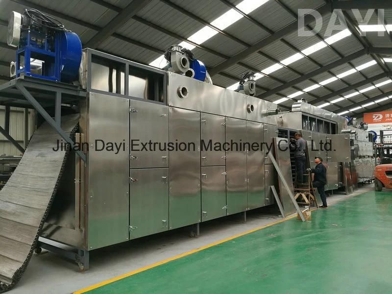 Jinan Dayi Double Screw Snacks Panko Bread Crumbs Machine Production Line