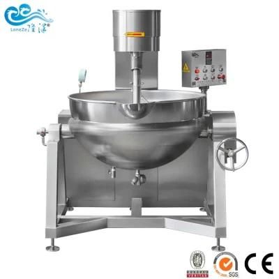 China Supplier Industrial Automatic Steam Jacketed Kettle Price for Tomato Sauce Approved ...