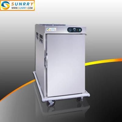 Restaurant Electric Food Warmer Trolley Food Warmer Cart for Catering