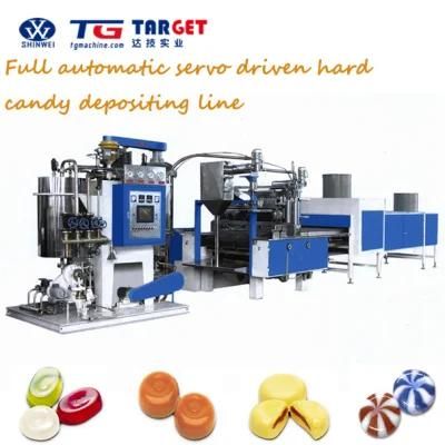 Full Automatic Serve Driven Hard Candy Depositing Line (GD150-S)