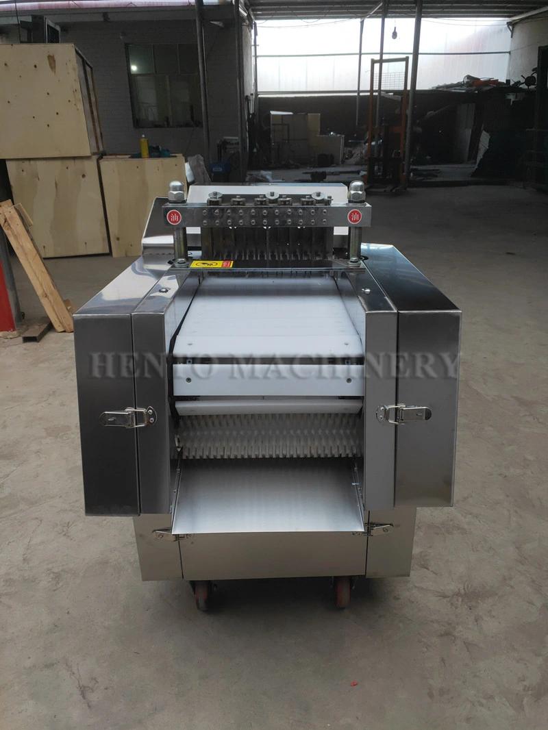 Automatic Electric Industrial Chicken Cube Cutter / Fish Dicing Machine / Duck Cube Cutting Machine