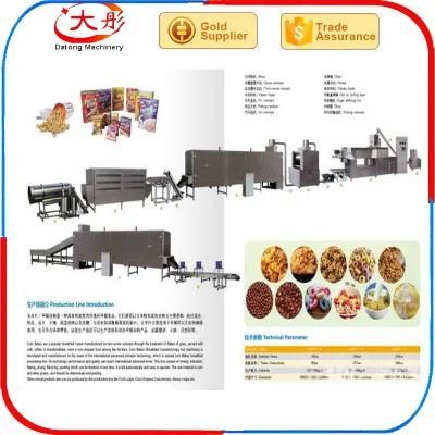 Factory Supply Breakfast Cereal Corn Flakes Making Machine
