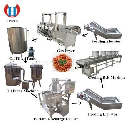 China Manufacturer Electric China Peanut Frying Production Line / Equipment for Frying ...
