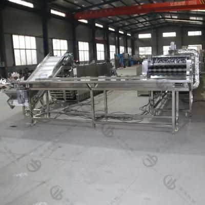 5t/H Cucumber Carrot Washing Waxing Diameter Grading Line for Factory