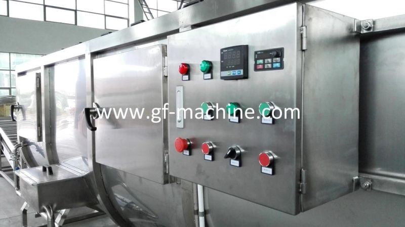 500kg/H High Efficiency Spiral Blancher Food Processing Machine