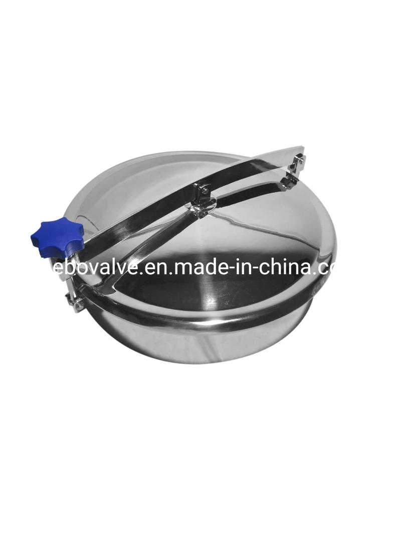 SS304/316 Hygienic Stainless Steel Elliptic Manway Manhole