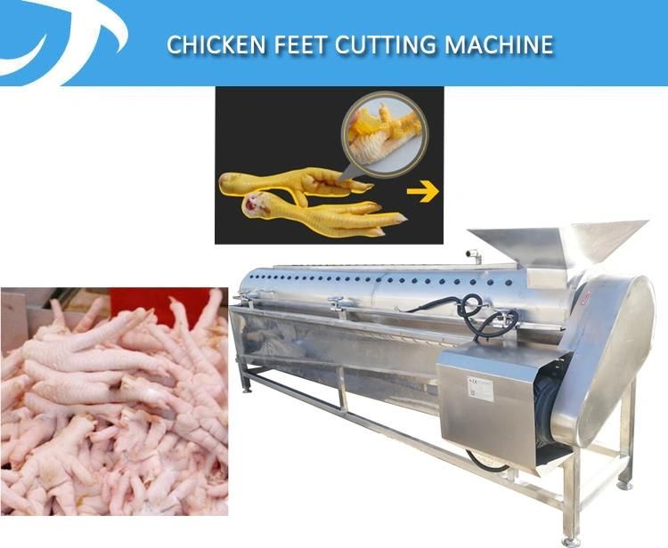 Horizontal Chicken Claw Washing Peeling Machine Chicken Feet Peeling Machine