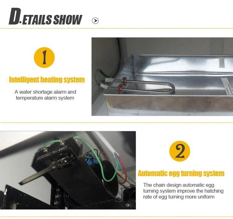 Full Automatic Small Egg Incubator for Hatching Eggs