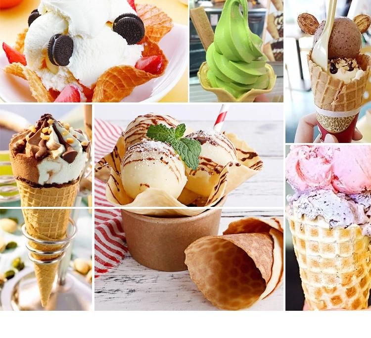 Commercial Square Cone Baker Ice Cream Machine Crispy Machine Egg Roll Machine