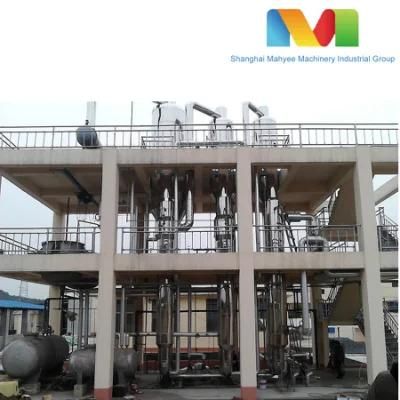 Multi Effect Film Falling Evaporator Crystallizer Concentrator for Starh Sugar