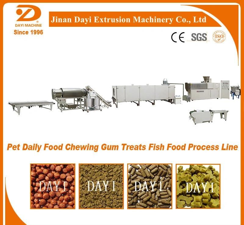 Pet Dog and Cat Food Processing Equipment Making Machine of Twin Screw Extruder