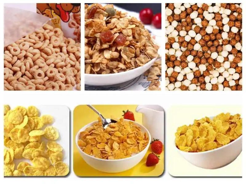 Breakfast Cereals Cereal Corn Flakes Food Snacks Extruder Making Machinery