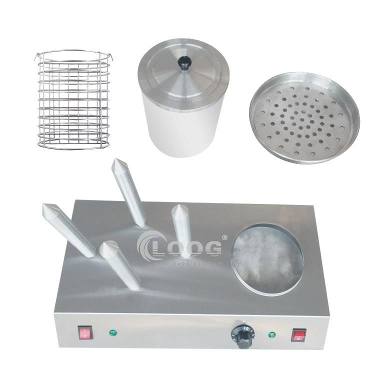 Popular Restaurant Equipment Commercial Stainless Steel Bun Warmer Machine Heating Sausage Making Machine Mini 4 Hot Dog Roller Buffet Catering