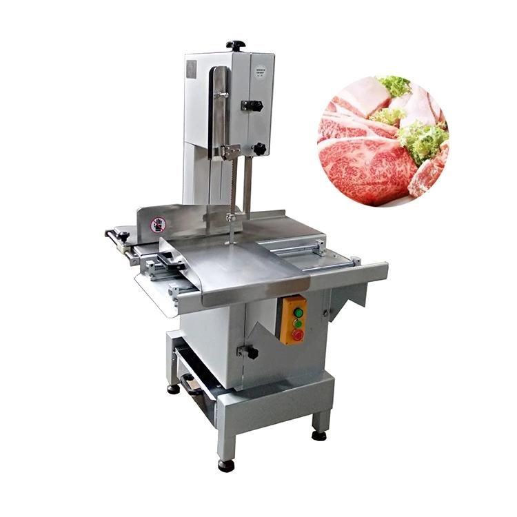Commercial Electric Beef Cow Frozen Meat Bone Cutter Bone Band Saw Meat Cutting Machine