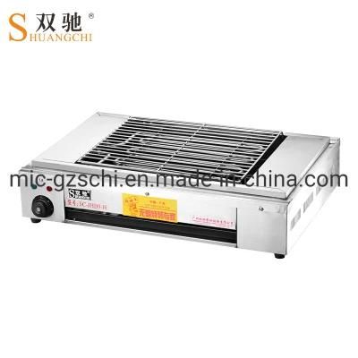 Commercial Single-Head Stainless Steel Electric BBQ Burner with Temperature Control Knob