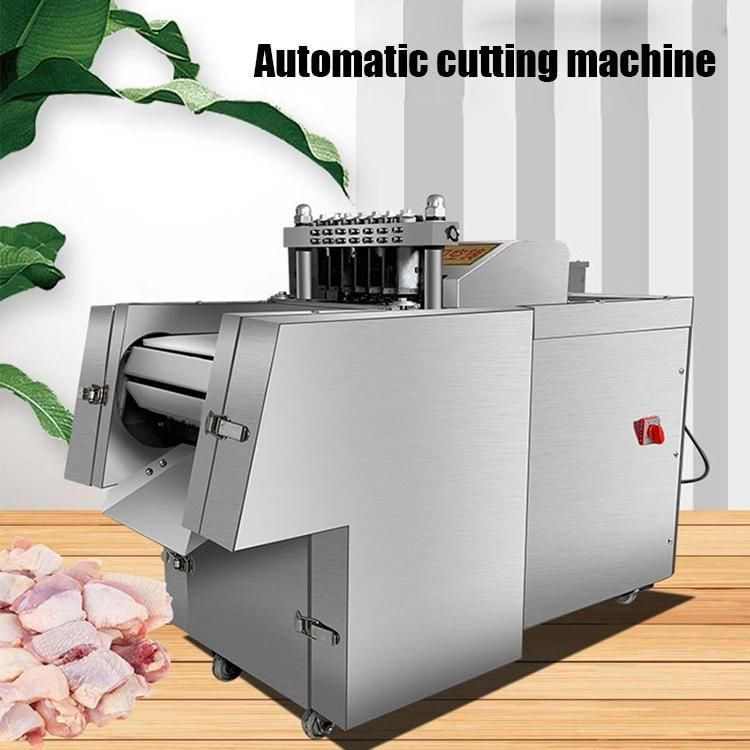 Automatic Meat Cube Dicer Chopper Cutter Frozen Chicken Duck Dicing Machine Meat Cutting Machine