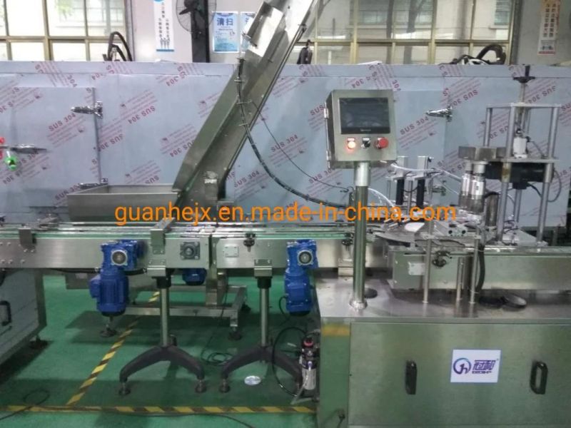 Semi Automatic Plastic Can Vials Bottle Pesticide Filling Machine