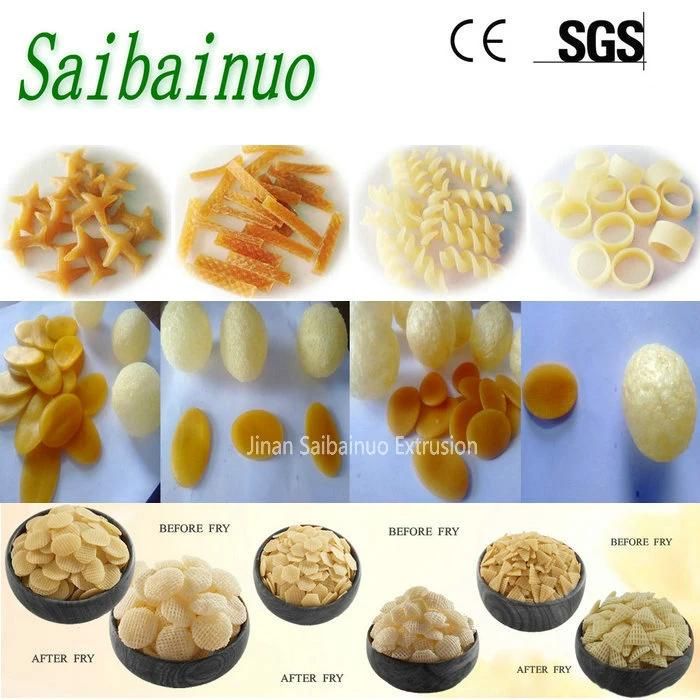 2D 3D Potato Snack Pellet Food Processing Line Bugles Chips Making Machine