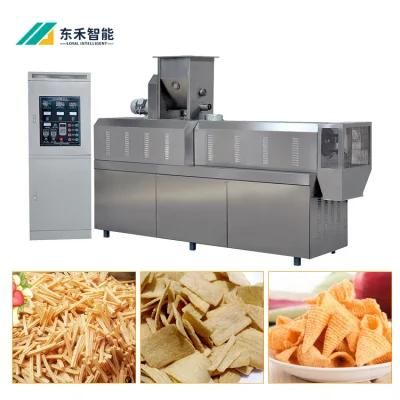 Fried Flour Bugles Snacks Food Machine Wheat Flour Making Line Indurable Snacks Food Line