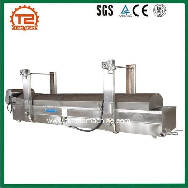 Fried Sweet Potato Continuous Belt Conveyor Fryer