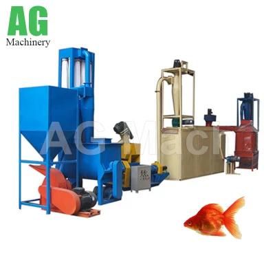 100-500kg/H Aquatic Crab Shrimp Floating Fish Feed Making Line