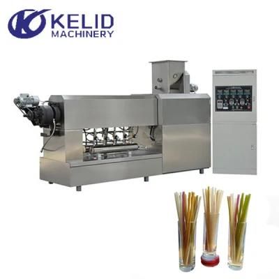 Edible Rice Straw Making Machine Rice Pasta Straw Extruder Equipment