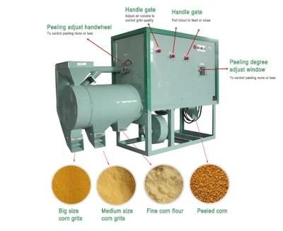 Corn Peeling Degenimation Machine Corn Grit Machine