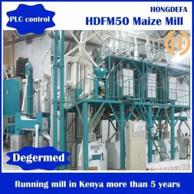 Maize Cream Maize Flour Mill Plant 50t Per 24 Hours