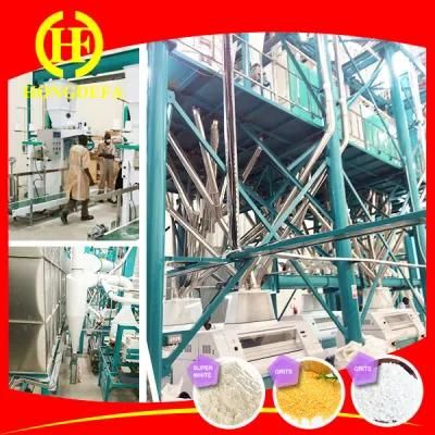 150tpd Maize Flour Milling Machine Maize Meal Breakfast Meal