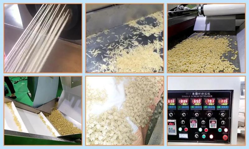 Commercial Pasta and Macaroni Making Machine with Packing Machine