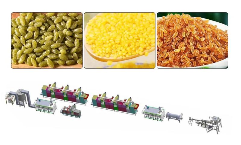 China Factory Reconstituted Artificial Rice Making Machine Artificial Rice Production Line Rice Processing Equipment