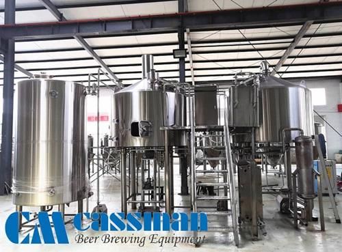 Cassman 1000L 2000L Customized Industrial 2/3/4 Vessels Craft Beer Brewing Equipment