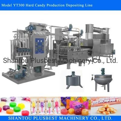 Hard Candy Depositing Line Lollipop Candy Machine