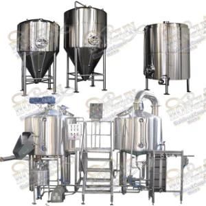 Micro Beer Brewery Brewhouse 500L Lager Ipa Ale Beer Brewing Equipment