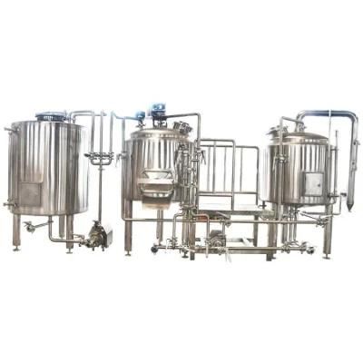 SUS304 Beer Brewing Machine 200L 300L Beer Brewing Equipment for Commercial Brewery