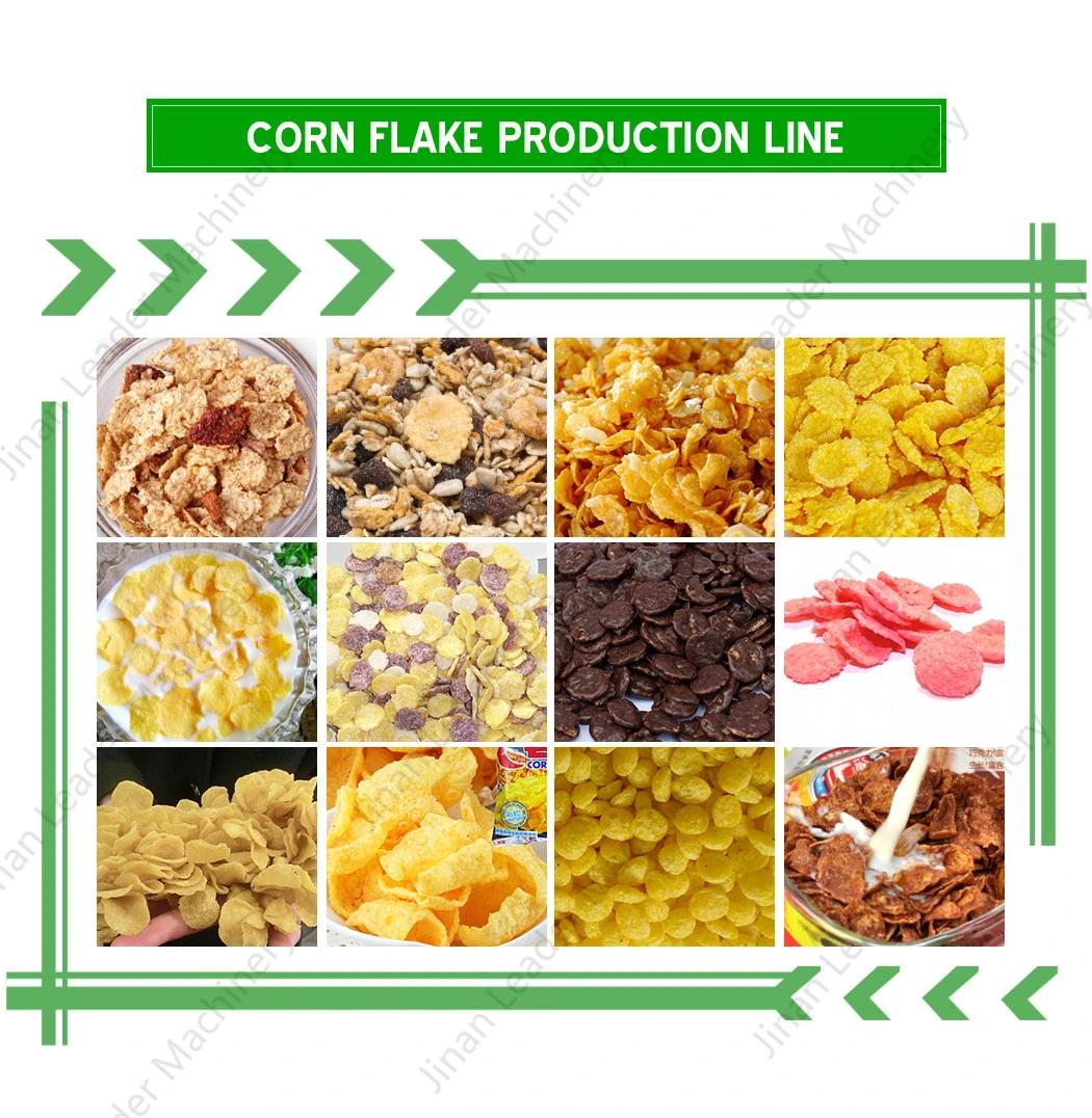 Fine Bulk Corn Flakes Making Machine Commercial Breakfast Corn Flakes Making Line