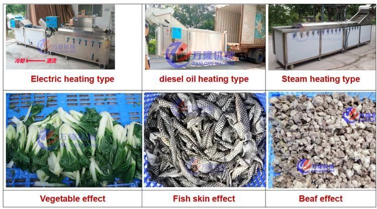 Customized Automatic Fresh Vegetable Meat Sweet Corn Threshing Blanching Machine Processing Line