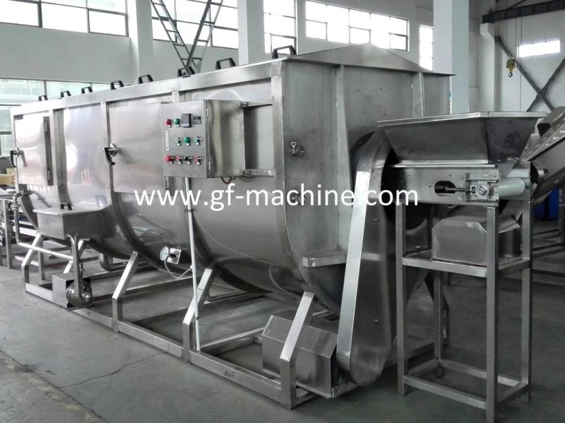500kg/H High Efficiency Spiral Blancher for Food Processing Machine Price