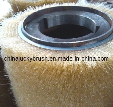 PP Material Strip and Crimped Wire Cleaning Roller Brush (YY-091)