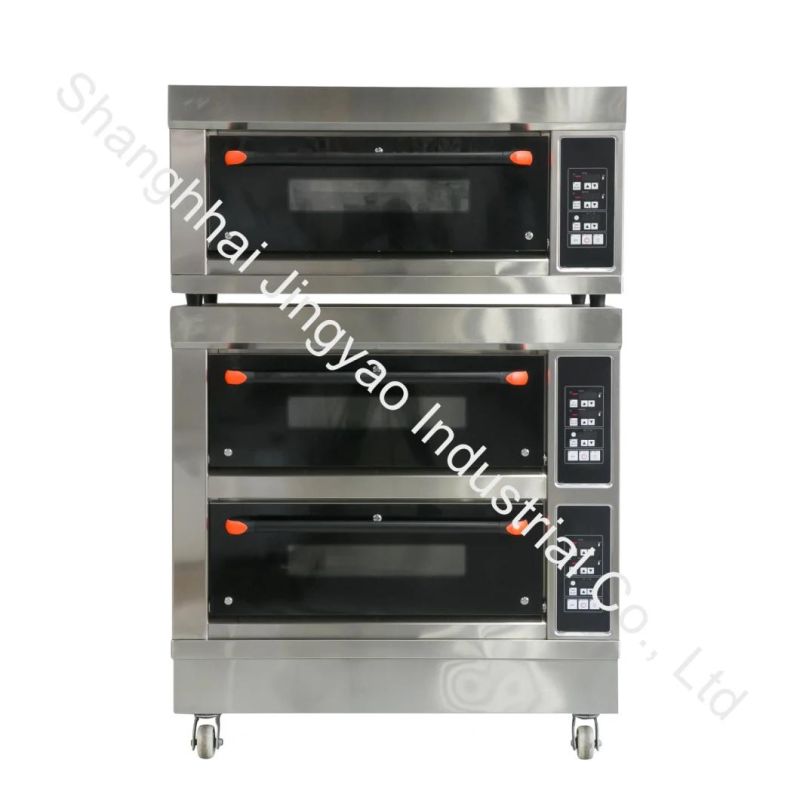 Hot Sell Multifunctional Commercial Pizza Oven Commercial Durable Electric/Gas Pizza Bread Baking Deck Oven Machine Industrial Single/Double Baking Equipment