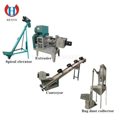 China Manufacturer Corn Flour Puffed Corn Snacks Making Extruder Production Line / Snack ...