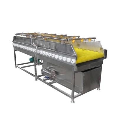 Industrial Small Potato Brush Washing and Peeling Machine