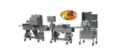 Hamburger Meat Nuggets Fillet Forming Machine Breading Machine Battering Machine