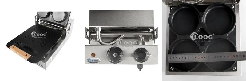 Ce Approved Snack Machines Mini Pizza Making Machine Non Stick Electric Pizza Cooking Maker Machine Pizza Oven for Restaurant for Sale