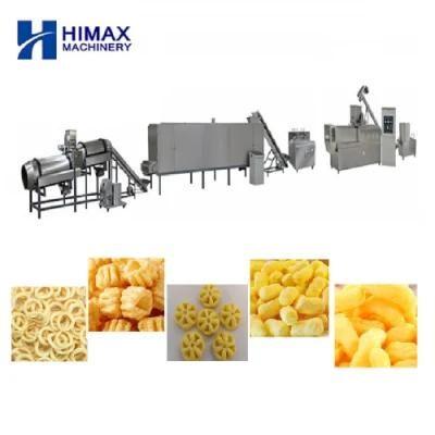 High Capacity Stainless Steel Puffed Extruded Snacks Making Machine