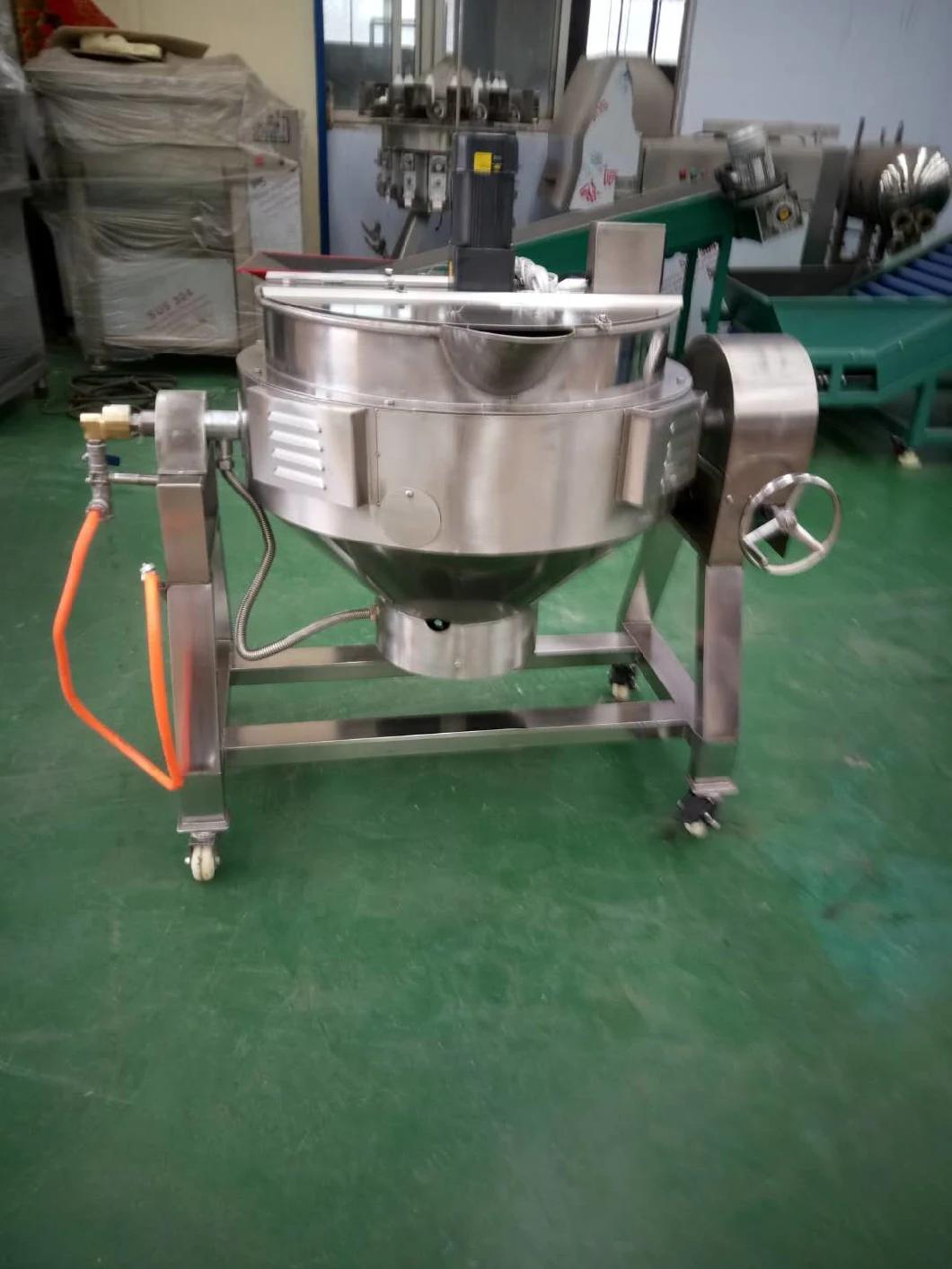 100L Steam Jacketed Cooking Kettle Double Jacketed Kettle with Agitator
